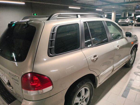 2008 Hyundai Santa Fe Classic Classic, бежевый, 790000 рублей - вид 2