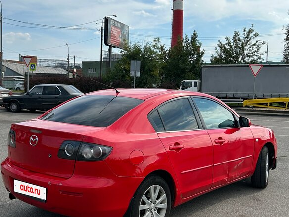2006 Mazda 3 I (BK) Рестайлинг, красный, 232000 рублей - вид 3