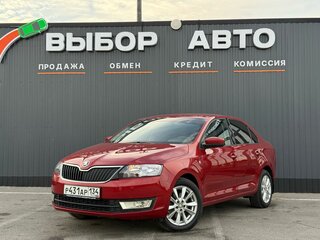 2014 Skoda Rapid I, красный, 730000 рублей, вид 1