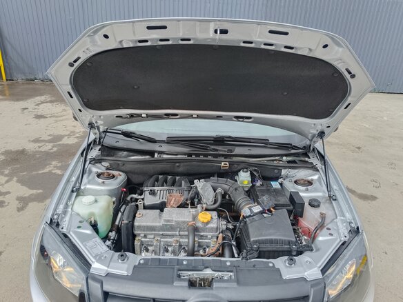 2014 Lada (ВАЗ) Granta I, серебристый, 435000 рублей - вид 22