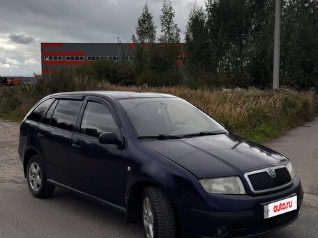 2004 Skoda Fabia I, синий, 279000 рублей, вид 4