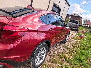 2015 BMW X6 30d II (F16), красный, 3200000 рублей, вид 3