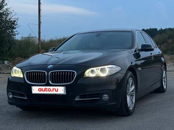 2013 BMW 5 серии 530d VI (F10/F11/F07) Рестайлинг, чёрный - вид 1
