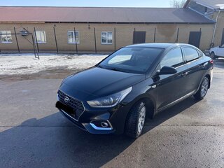 2019 Hyundai Solaris II, чёрный, 1350000 рублей, вид 1