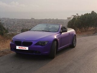 2004 BMW 6 серии 645i II (E63/E64), фиолетовый, 1300000 рублей, вид 1