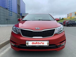 2016 Kia Rio III Рестайлинг, красный, 900000 рублей, вид 2