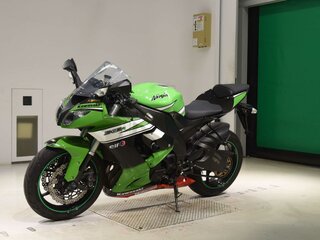 2008 Kawasaki ZX-10R Ninja, зелёный, 769000 рублей, вид 4