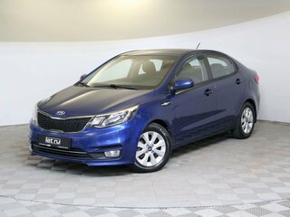 2015 Kia Rio III Рестайлинг, синий, 970000 рублей, вид 1