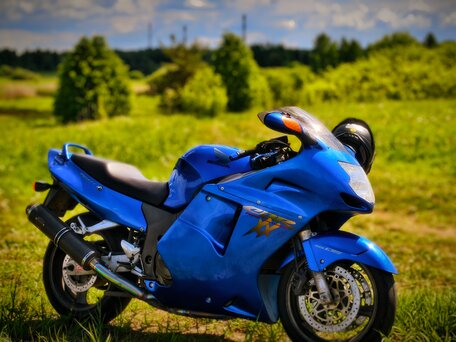 2000 Honda CBR 1100 XX, синий, 450000 рублей, вид 1