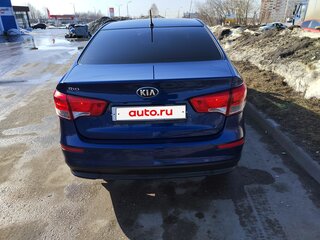 2016 Kia Rio III Рестайлинг, синий, 870000 рублей, вид 2