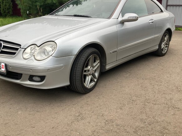 2006 Mercedes-Benz CLK-Класс 280 7G-Tronic II (W209) Рестайлинг, серебристый, 950000 рублей