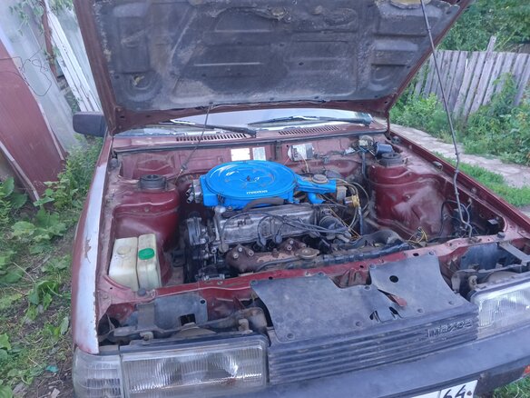 1985 Mazda 626 II (GC), пурпурный, 70000 рублей - вид 14