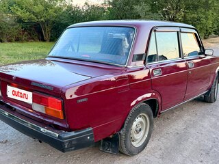 2001 Lada (ВАЗ) 2107, пурпурный, 229000 рублей, вид 4