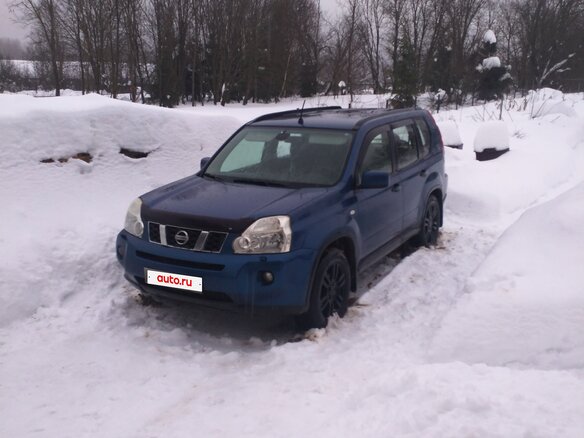 2008 Nissan X-Trail II, синий - вид 16