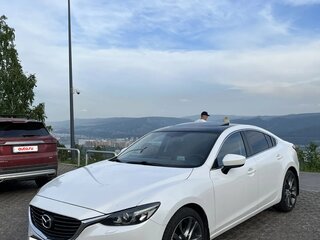 2016 Mazda 6 III (GJ) Рестайлинг, белый, 2100000 рублей, вид 3