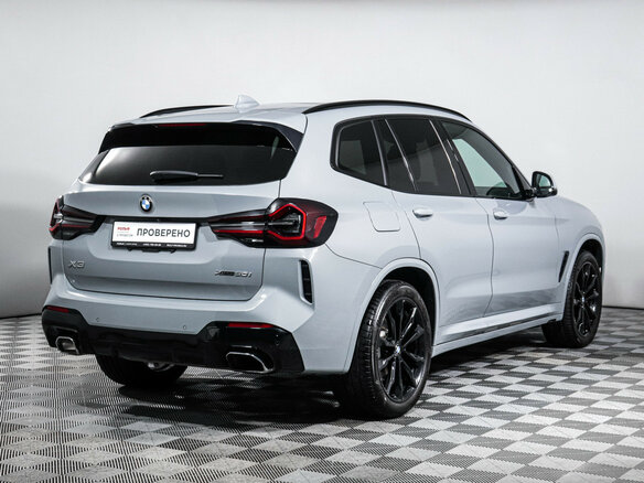 2021 BMW X3 30i xDrive III (G01) Рестайлинг, серый, 5190000 рублей - вид 4
