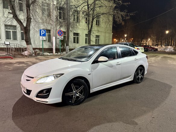 2010 Mazda 6 II (GH) Рестайлинг, белый, 850000 рублей - вид 7