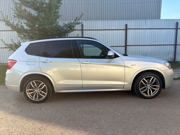 2017 BMW X3 28i II (F25) Рестайлинг, серебристый, 2000000 рублей - вид 6