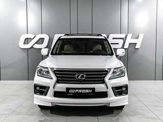 2014 Lexus LX 570 III Рестайлинг, белый, 3949000 рублей, вид 3