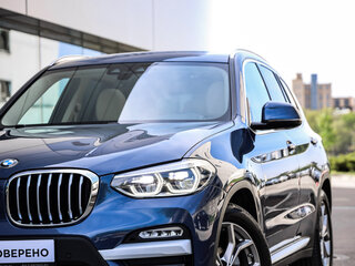 2019 BMW X3 20i xDrive III (G01), синий, 3780500 рублей, вид 2