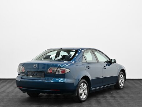 2006 Mazda 6 I (GG) Рестайлинг, синий, 319000 рублей, вид 2