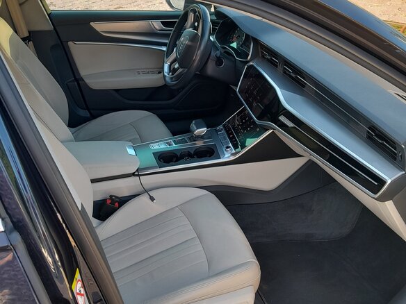 2020 Audi A6 45 TFSI V (C8), синий, 2750000 рублей - вид 3