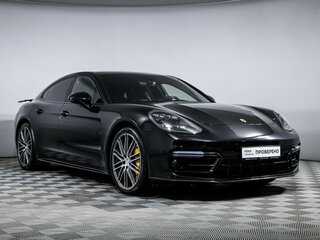 2017 Porsche Panamera Turbo II, чёрный, 7546770 рублей, вид 3