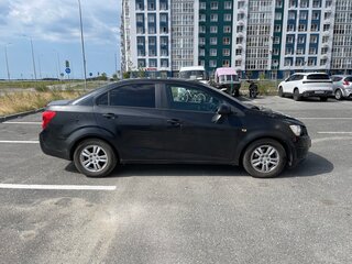 2012 Chevrolet Aveo II, чёрный, 640000 рублей, вид 4