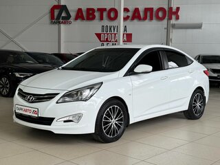 2015 Hyundai Solaris I Рестайлинг, белый, 1095000 рублей, вид 1