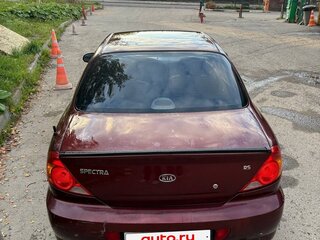 2007 Kia Spectra I Рестайлинг 2, красный, 265000 рублей, вид 3