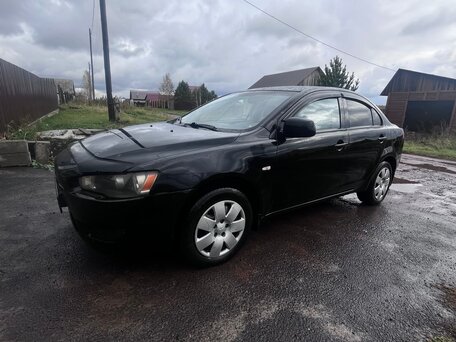 2008 Mitsubishi Lancer X, чёрный, 570000 рублей, вид 1
