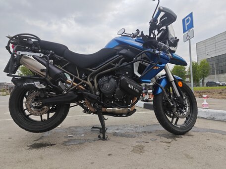 2018 Triumph Tiger 800, синий, 850000 рублей, вид 3