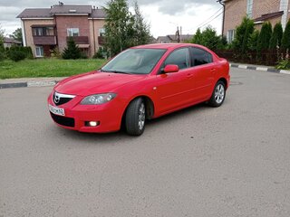 2008 Mazda 3 I (BK) Рестайлинг, красный, 600000 рублей, вид 2