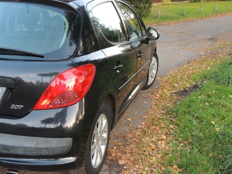2008 Peugeot 207 I, чёрный, 500000 рублей, вид 2
