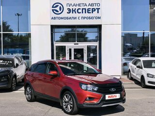 2018 Lada (ВАЗ) Vesta SW Cross I, красный, 1000000 рублей, вид 1