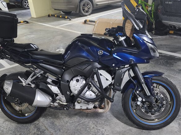 2008 Yamaha FZ1, синий, 650000 рублей - вид 2