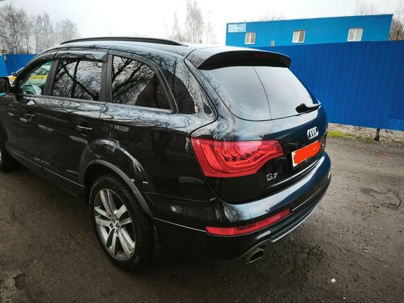 2012 Audi Q7 8-speed I (4L) Рестайлинг, чёрный, 2500000 рублей - вид 9