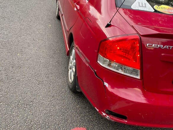 2007 Kia Cerato I Рестайлинг, красный, 225000 рублей - вид 8