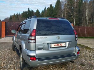 2008 Toyota Land Cruiser Prado 5-speed 120 Series Рестайлинг, серебристый, 3500000 рублей, вид 5
