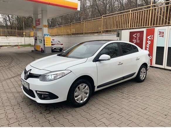 2013 Renault Fluence I Рестайлинг, белый