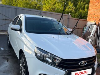 2016 Lada (ВАЗ) Vesta I, белый, 630000 рублей, вид 1