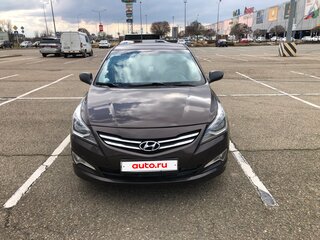 2015 Hyundai Solaris I Рестайлинг, коричневый, 500000 рублей, вид 2
