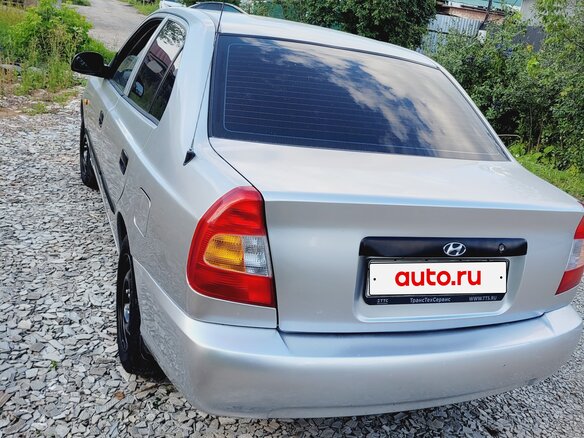 2005 Hyundai Accent ТагАЗ II, серебристый, 273000 рублей - вид 10
