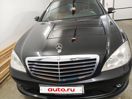 2008 Mercedes-Benz S-Класс 450 V (W221), чёрный, 1225000 рублей, вид 1