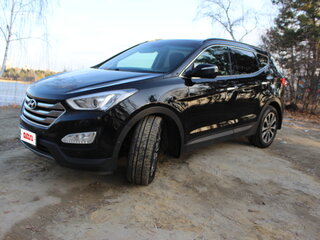 2012 Hyundai Santa Fe III, чёрный, 1840000 рублей, вид 3
