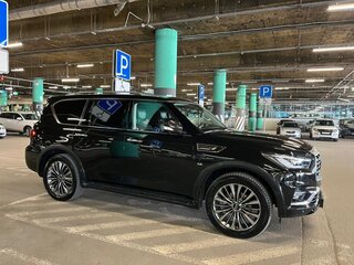 2018 Infiniti QX80 I Рестайлинг 2, чёрный, 4150000 рублей, вид 2
