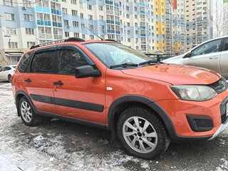 2017 Lada (ВАЗ) Kalina II, оранжевый, 720000 рублей, вид 3