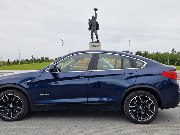 2016 BMW X4 30d I (F26), синий, 4000000 рублей - вид 7
