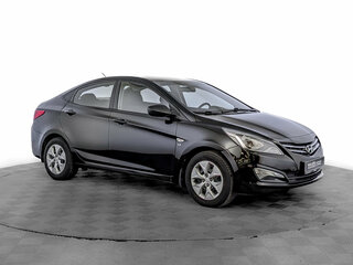 2015 Hyundai Solaris I Рестайлинг, чёрный, 1145000 рублей, вид 3