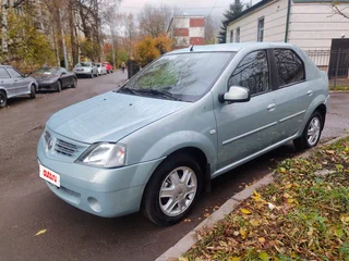 2007 Renault Logan I, зелёный, 360000 рублей, вид 3